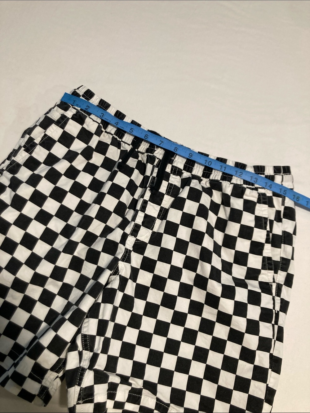 Vans Mens Black & White Checkered Casual Shorts Size Medium - Picture 8 of 8